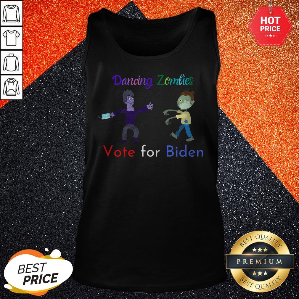 Dancing Zombies Vote For Biden Corona Virus Halloween Shirt