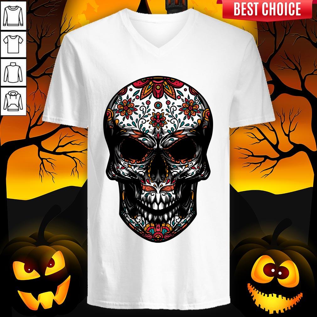 Day Dead Sugar Skull Dia De Muertos Shirt