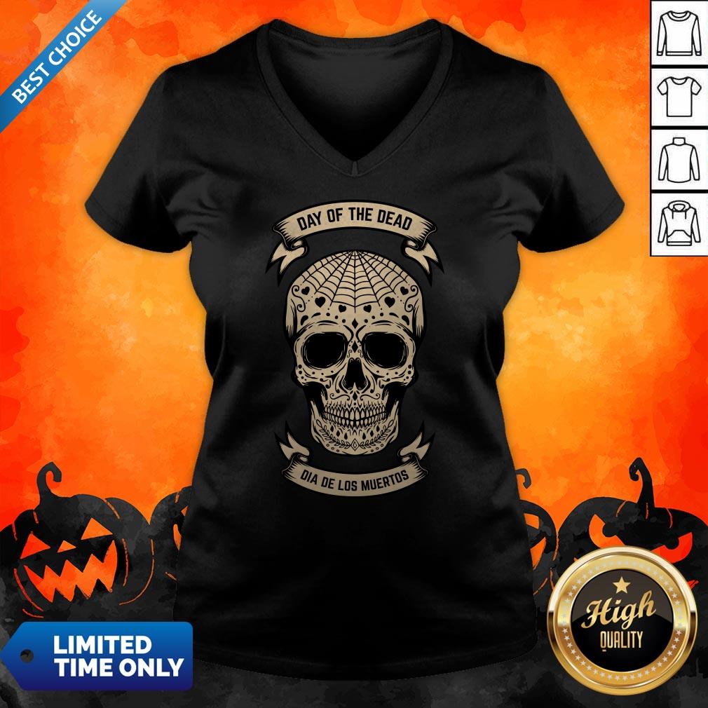 Day Of The Dead Skull Dia De Los Muertos Vintage Shirt