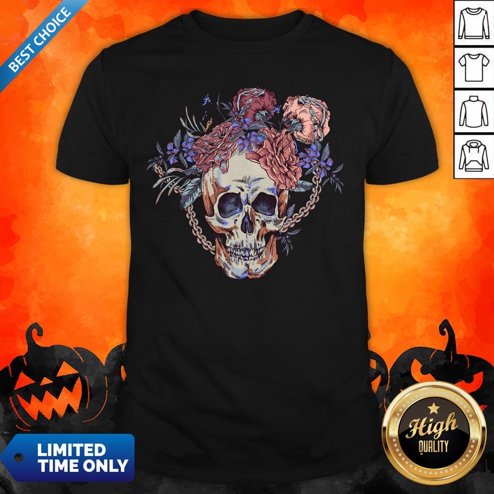 Day Of The Dead Vintage Sugar Skull Shirt