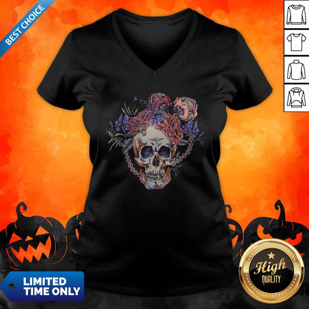 Day Of The Dead Vintage Sugar Skull Shirt