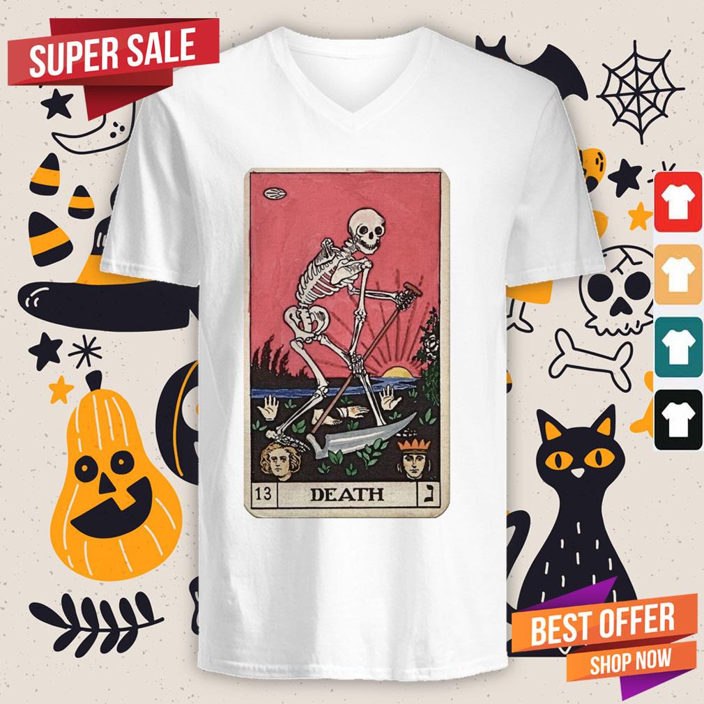 Death Tarot Skeleton Day Of The Dead Dia De Muertos Shirt