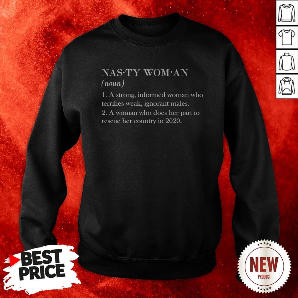 Definition Nasty Woman 2020 Shirt