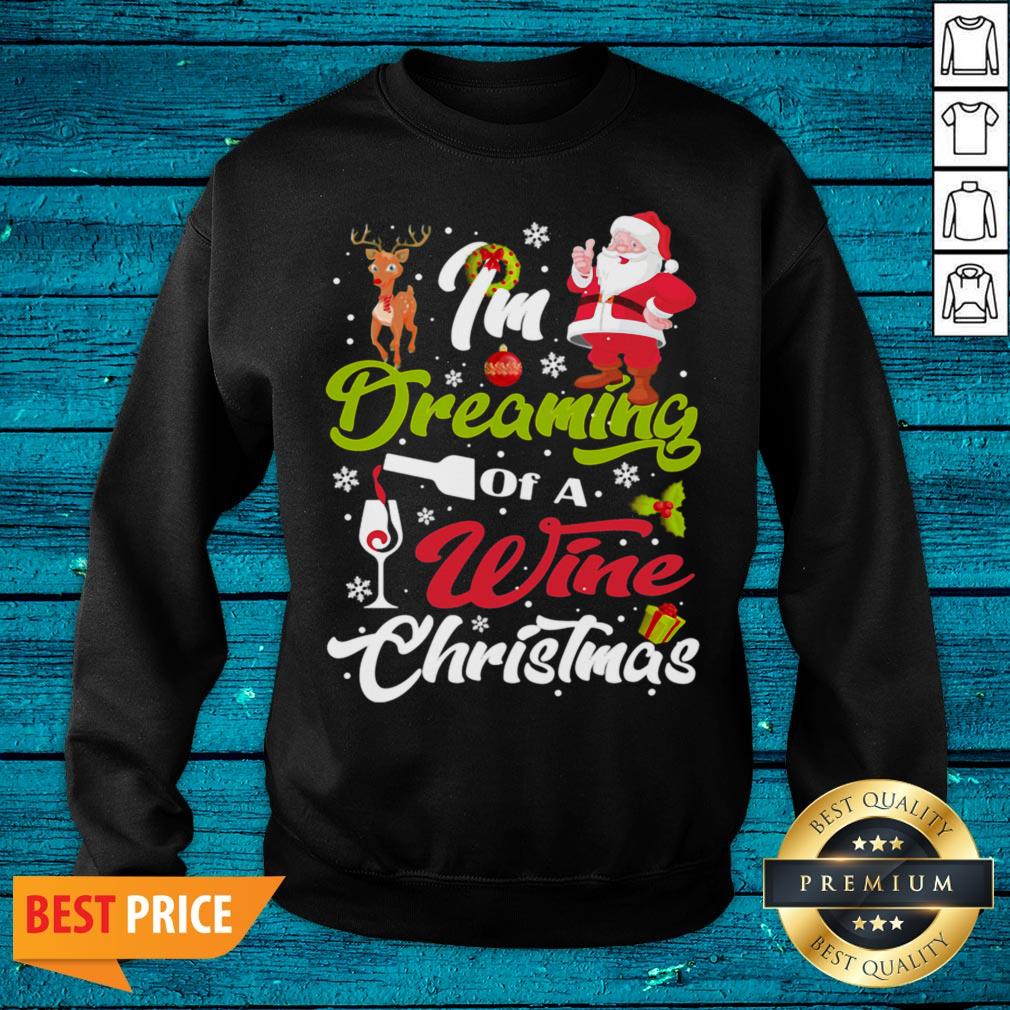 Delicate I’m Dreaming Of A Wine Christmas 2020 Shirt