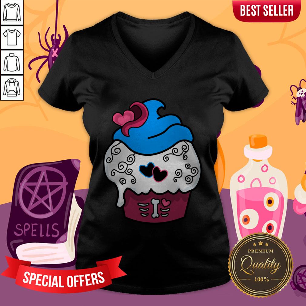 Delicious Cupcake Dia De Los Muertos Day Of Dead Shirt