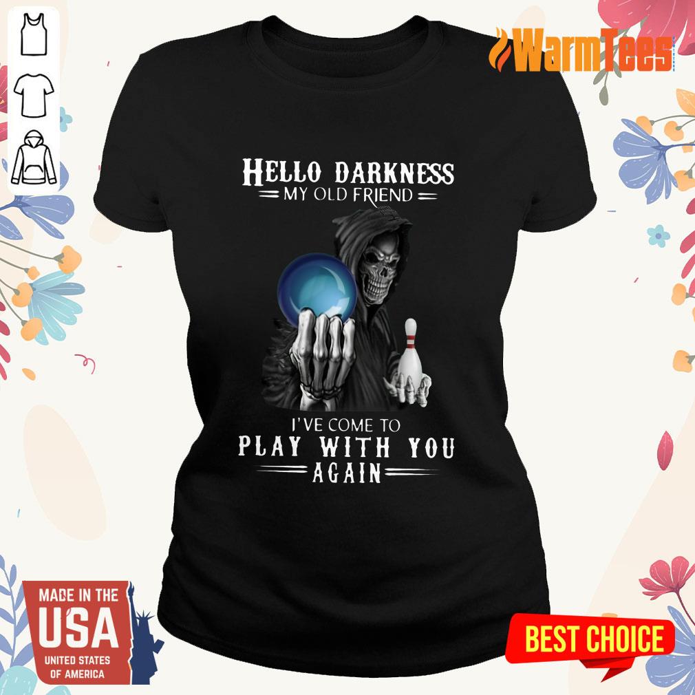 Devil Bowling Hello Darkness My Old Friend Shirt