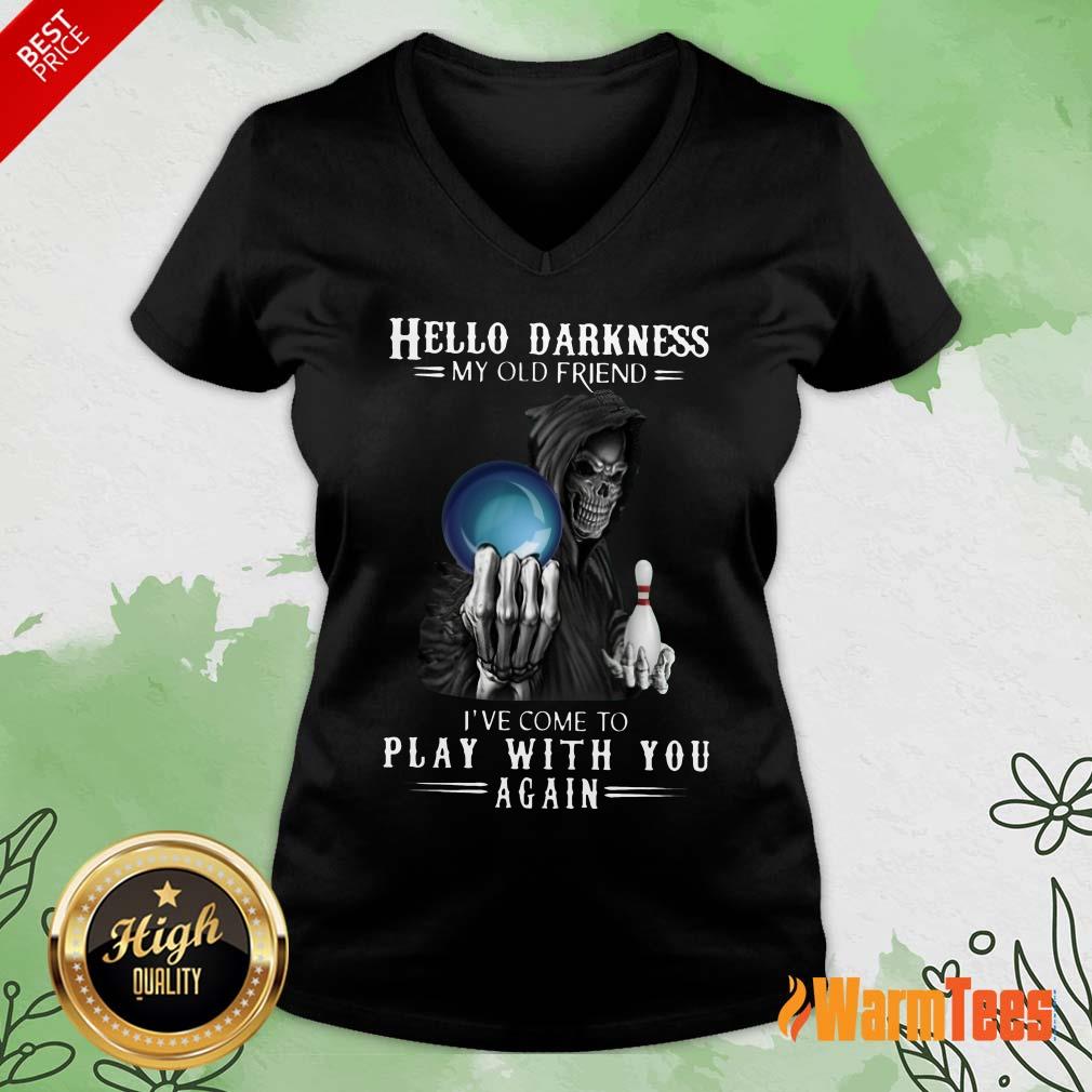 Devil Bowling Hello Darkness My Old Friend Shirt