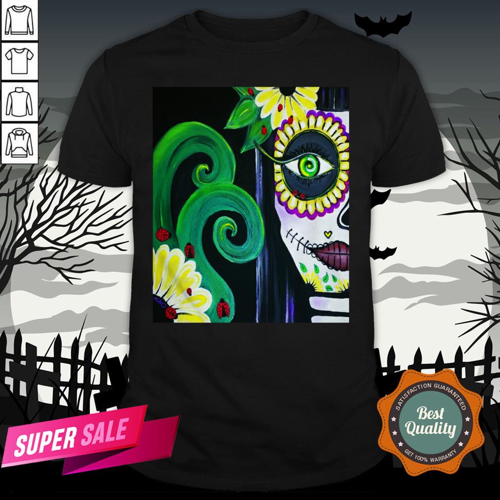 Dia De Los Muertos Day Dead Daisy & Her Ladybugs Shirt