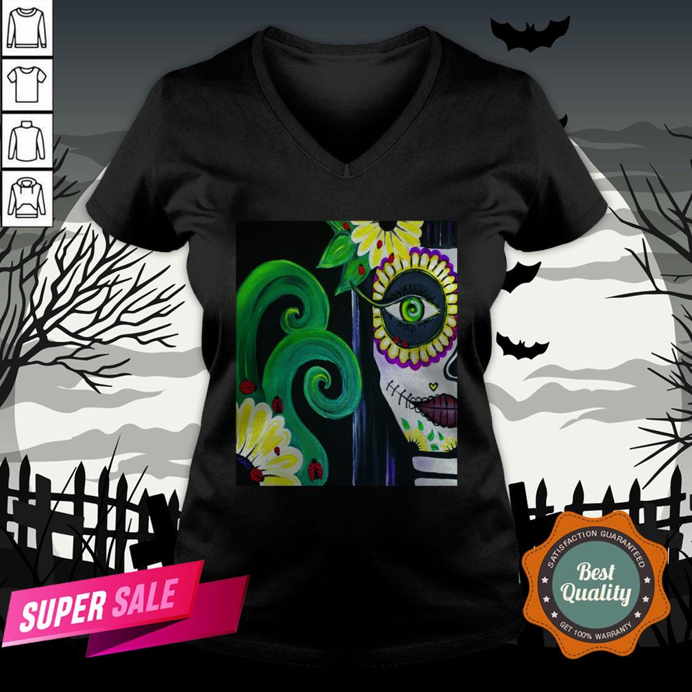 Dia De Los Muertos Day Dead Daisy & Her Ladybugs Shirt