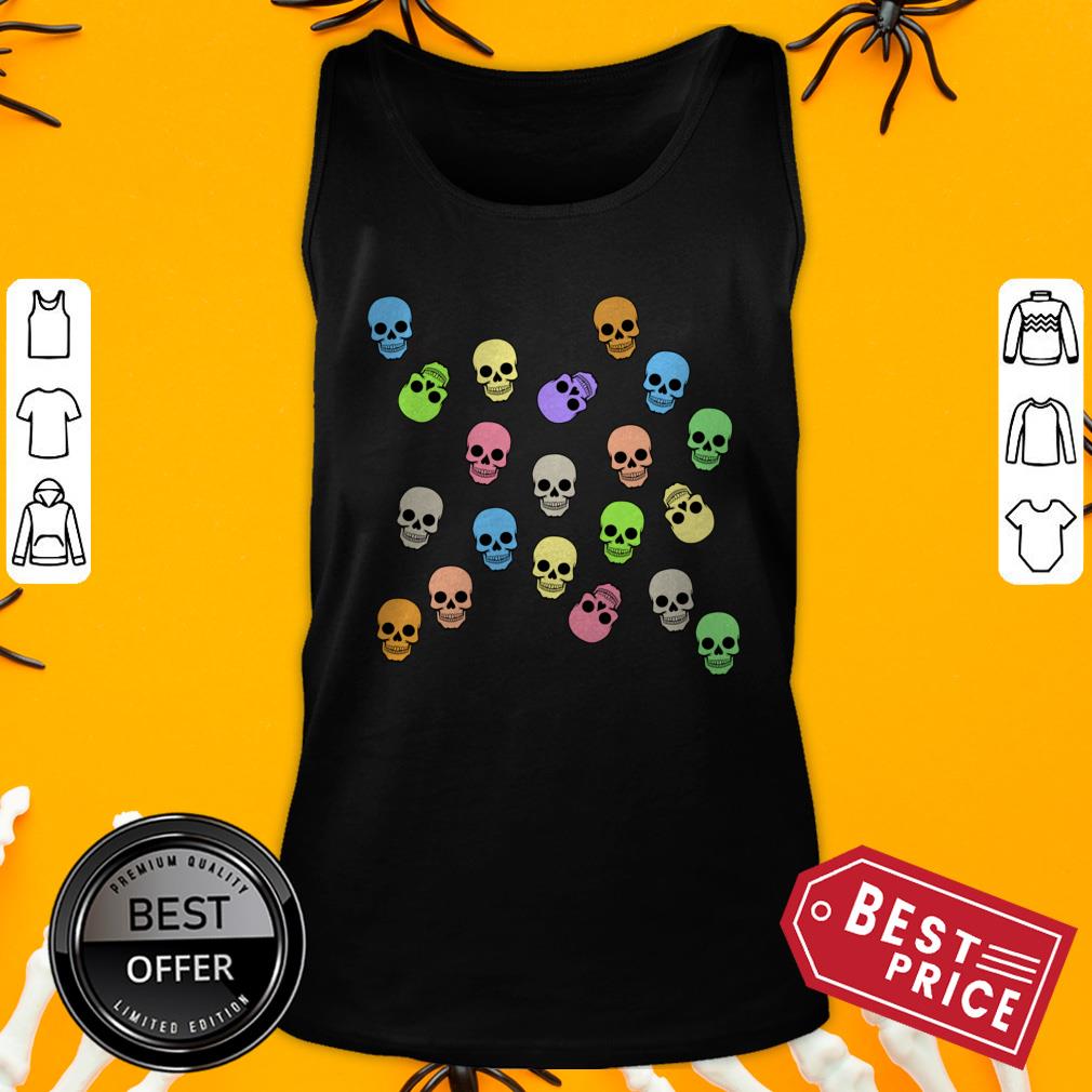 Dia De Los Muertos Sugar Skulls Color Day Dead Shirt