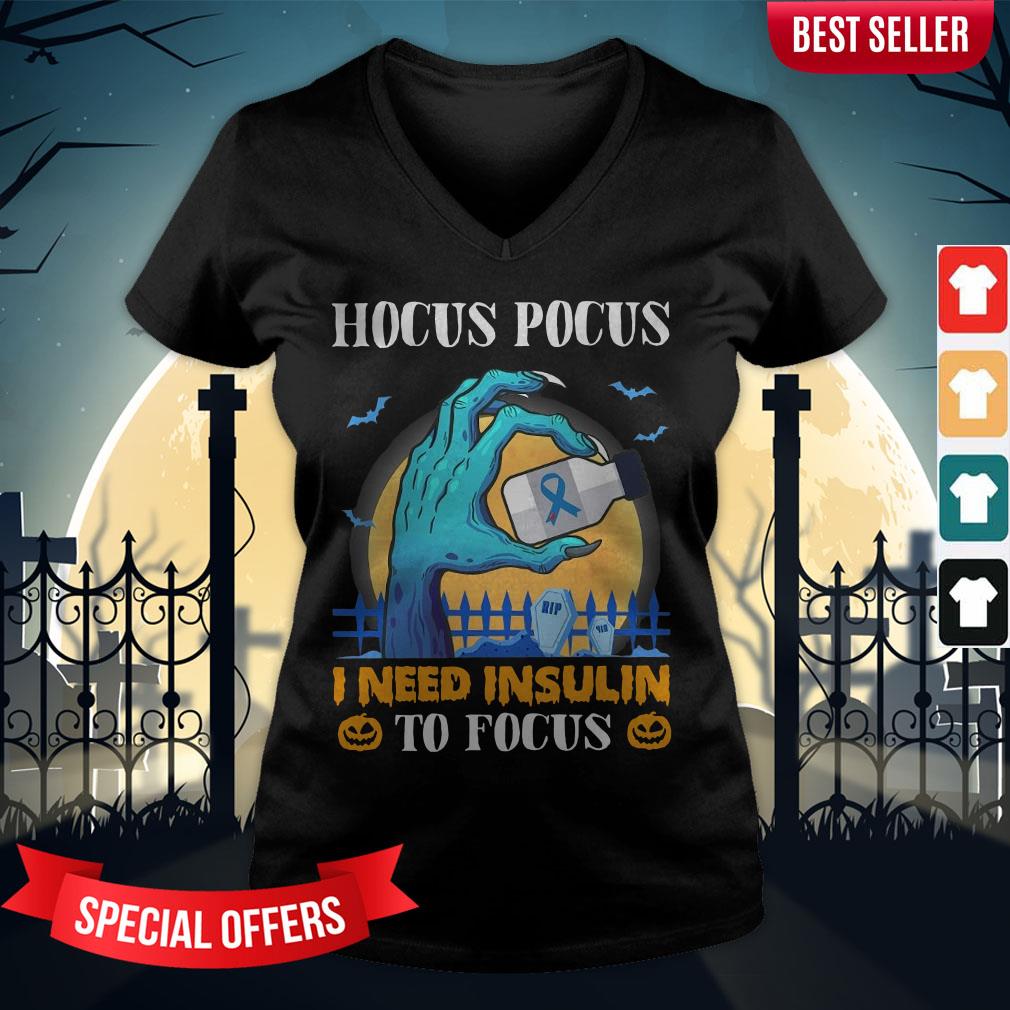 Diabetes Hocus Pocus I Need Insulin To Focus Halloween Shirt
