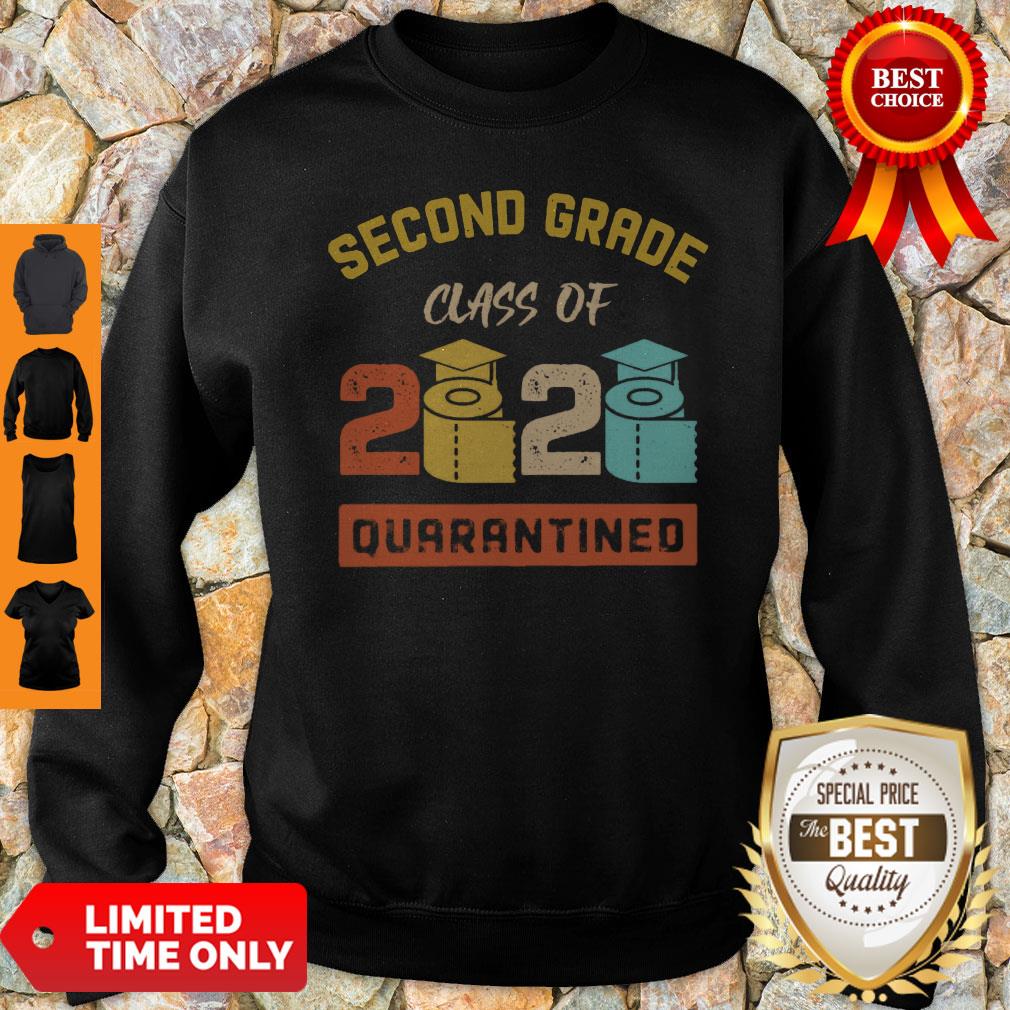 Second Grade Class Of 2020 Toilet Paper Quarantined Vintage Shirt