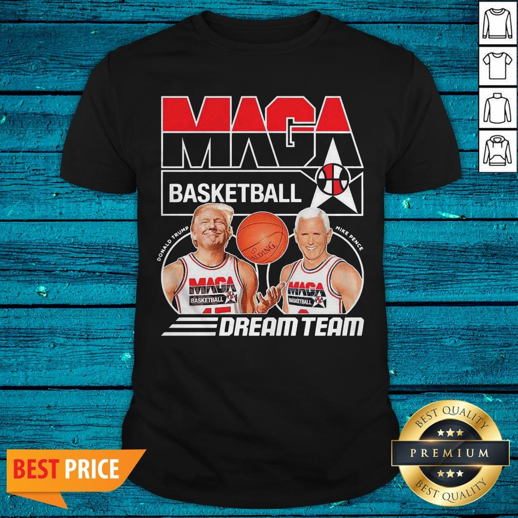 Donald Trump And Biden Maga Basketball Dream Team Shirt