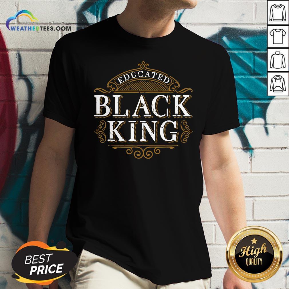 Educated Black King History Month Melanin T-Shirt