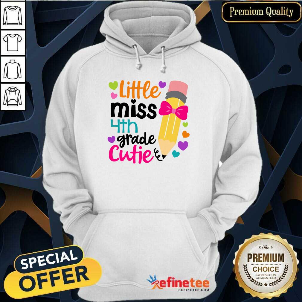 Excellent Little Miss 4th Grade Cutie Shirt