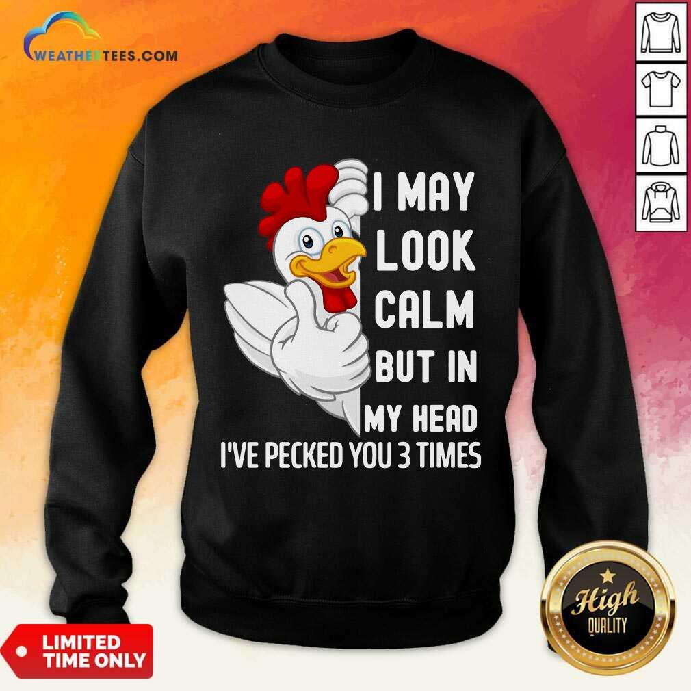 Excited Look In My White Chicken 9 Shirt