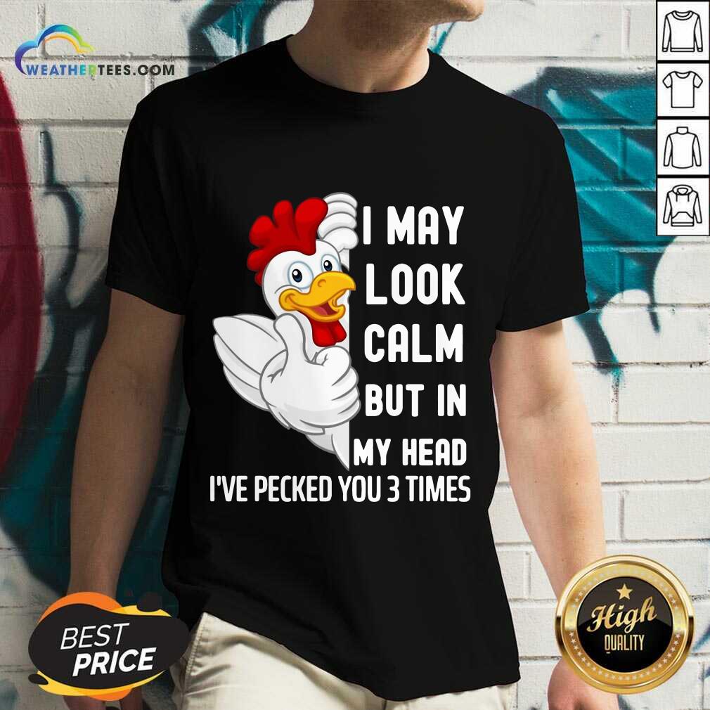 Excited Look In My White Chicken 9 Shirt