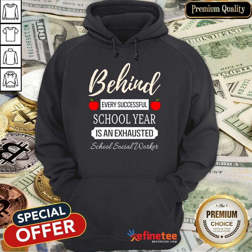 Exhausted School Social Worker Shirt