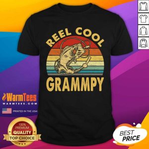 Funny Fishing Reel Cool Grandpa Vintage Shirt