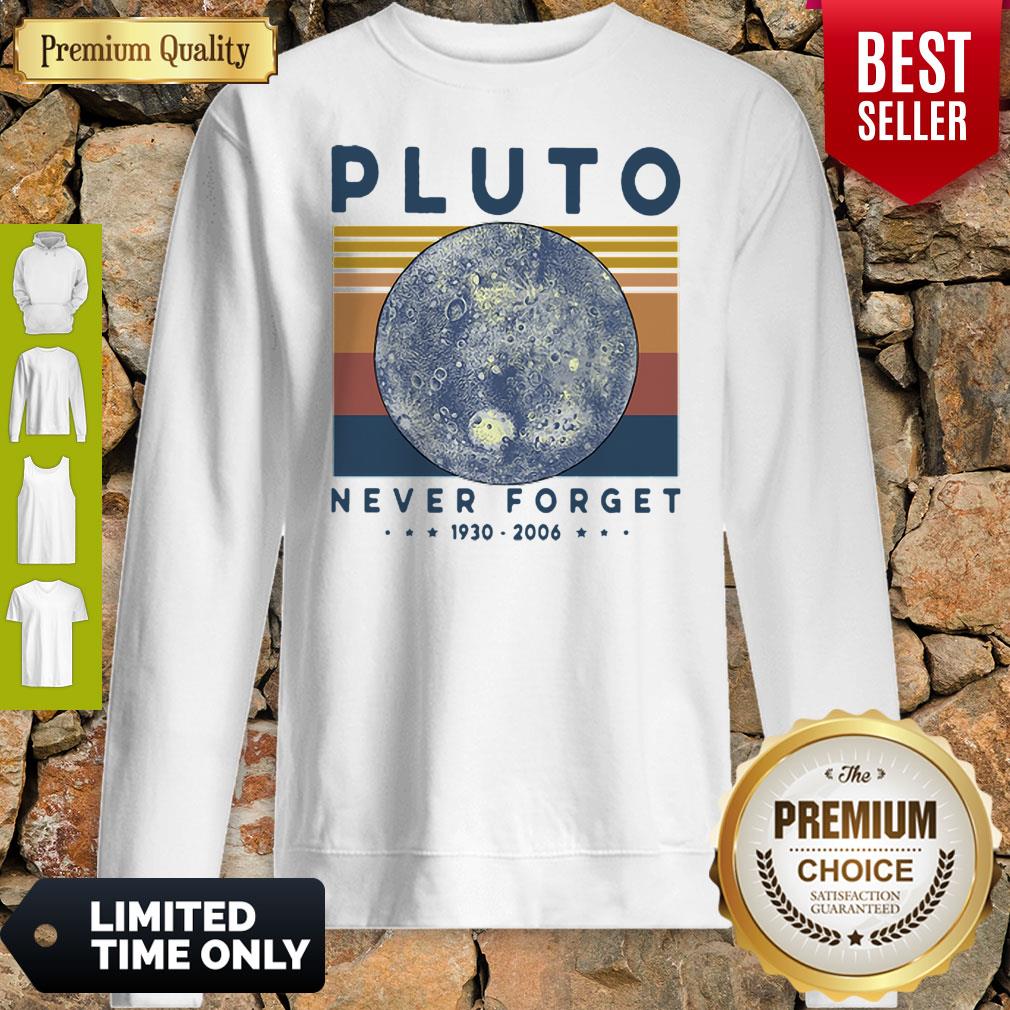 Premium Vintage Pluto Never Forget 1930-2006 Shirt
