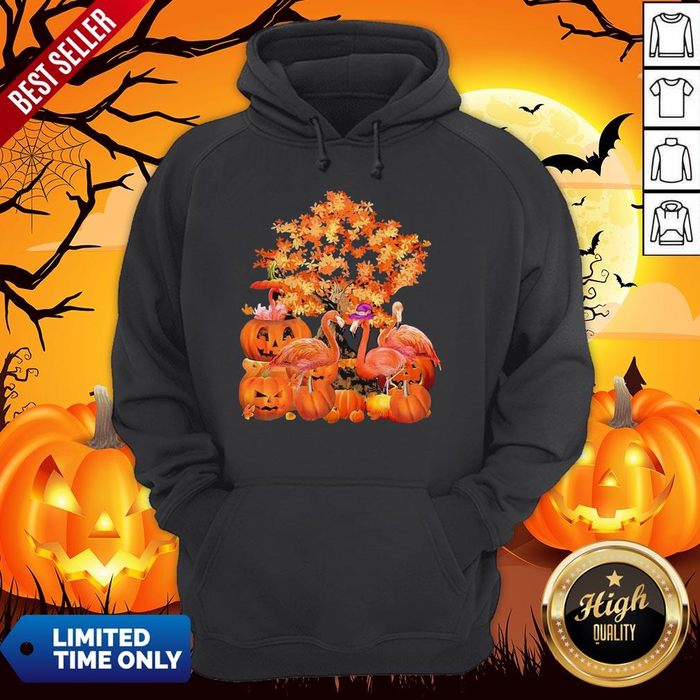 Official Fall Flamingo Halloween Shirt
