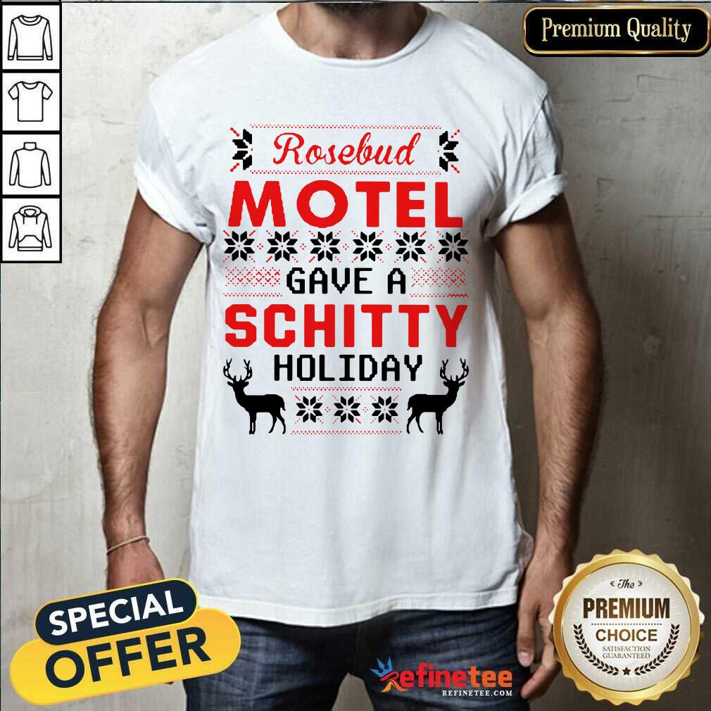 Fantastic Rosebud Motel Have A Schitty Holiday Ugly Christmas Shirt