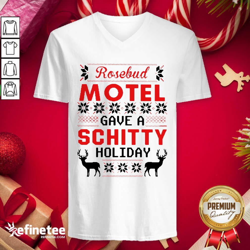 Fantastic Rosebud Motel Have A Schitty Holiday Ugly Christmas Shirt