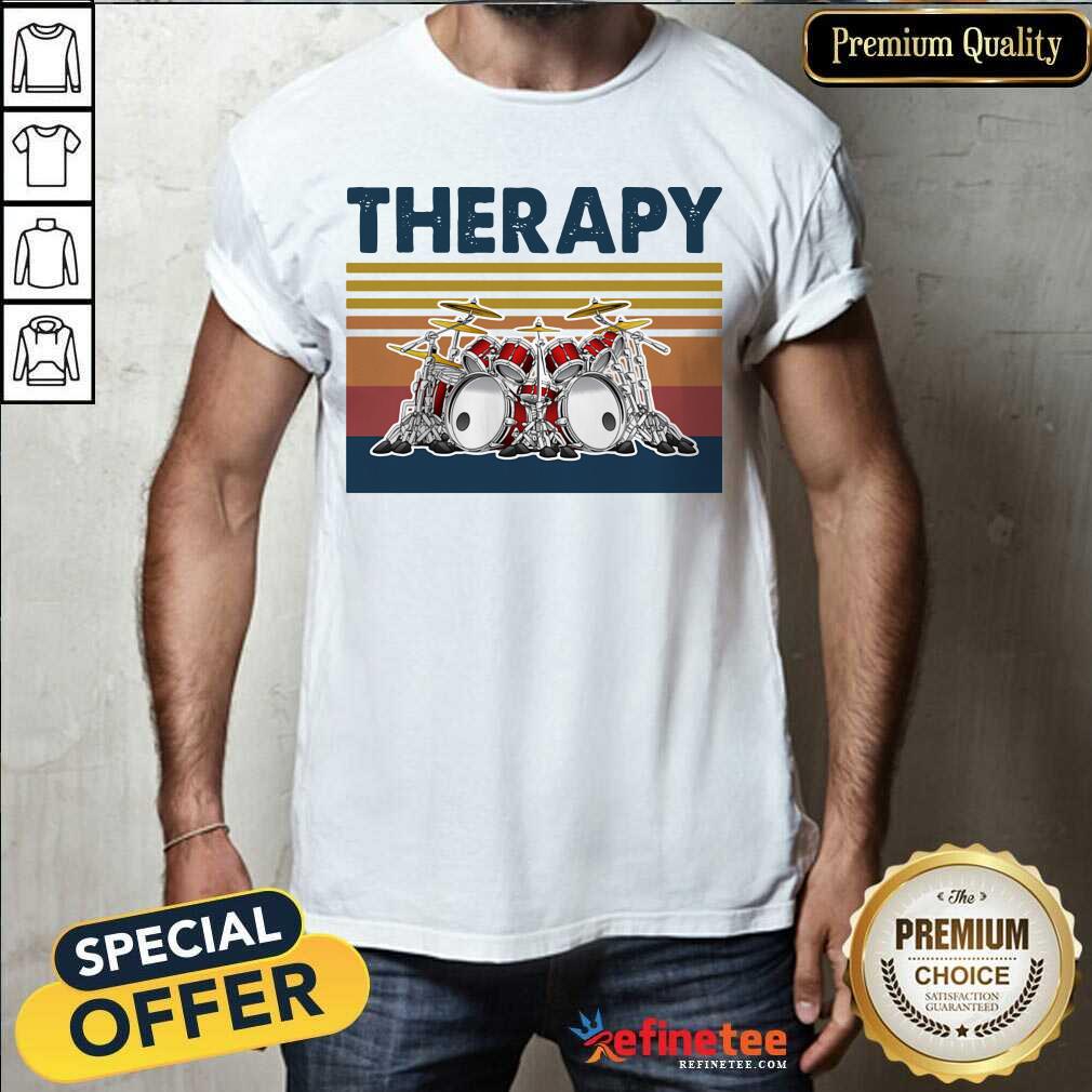 Fantastic Therapy Drum Band Music Vintage Shirt