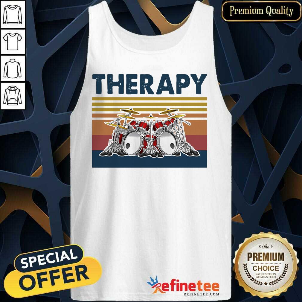 Fantastic Therapy Drum Band Music Vintage Shirt