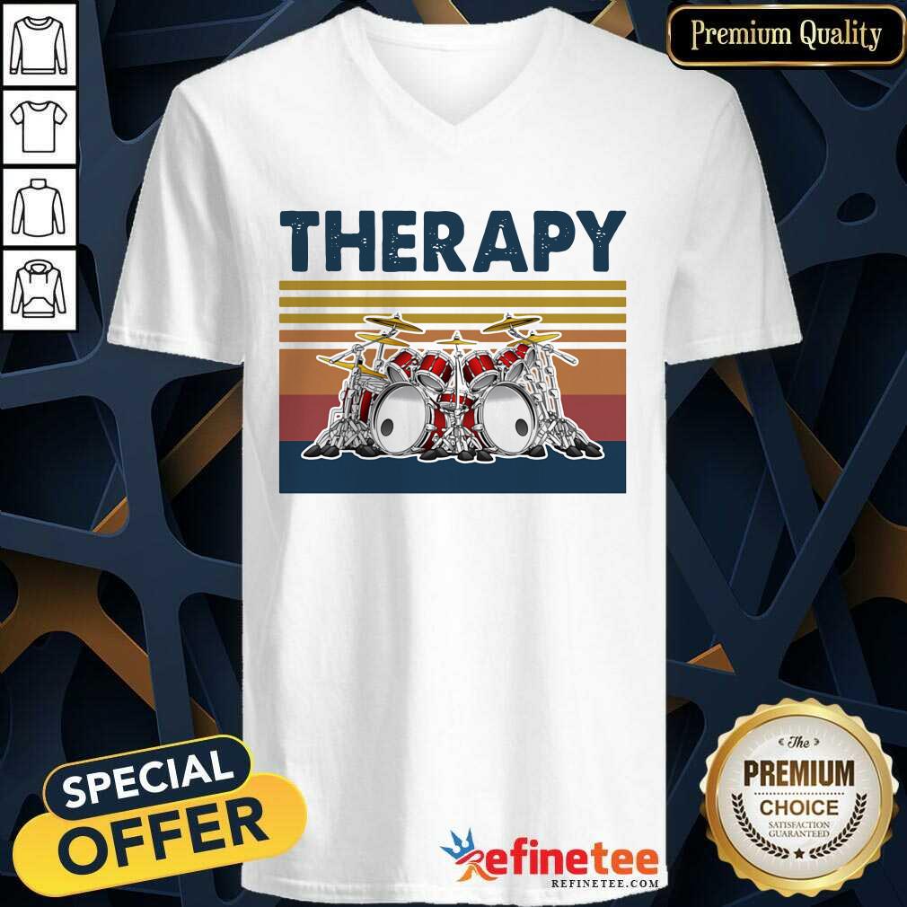 Fantastic Therapy Drum Band Music Vintage Shirt