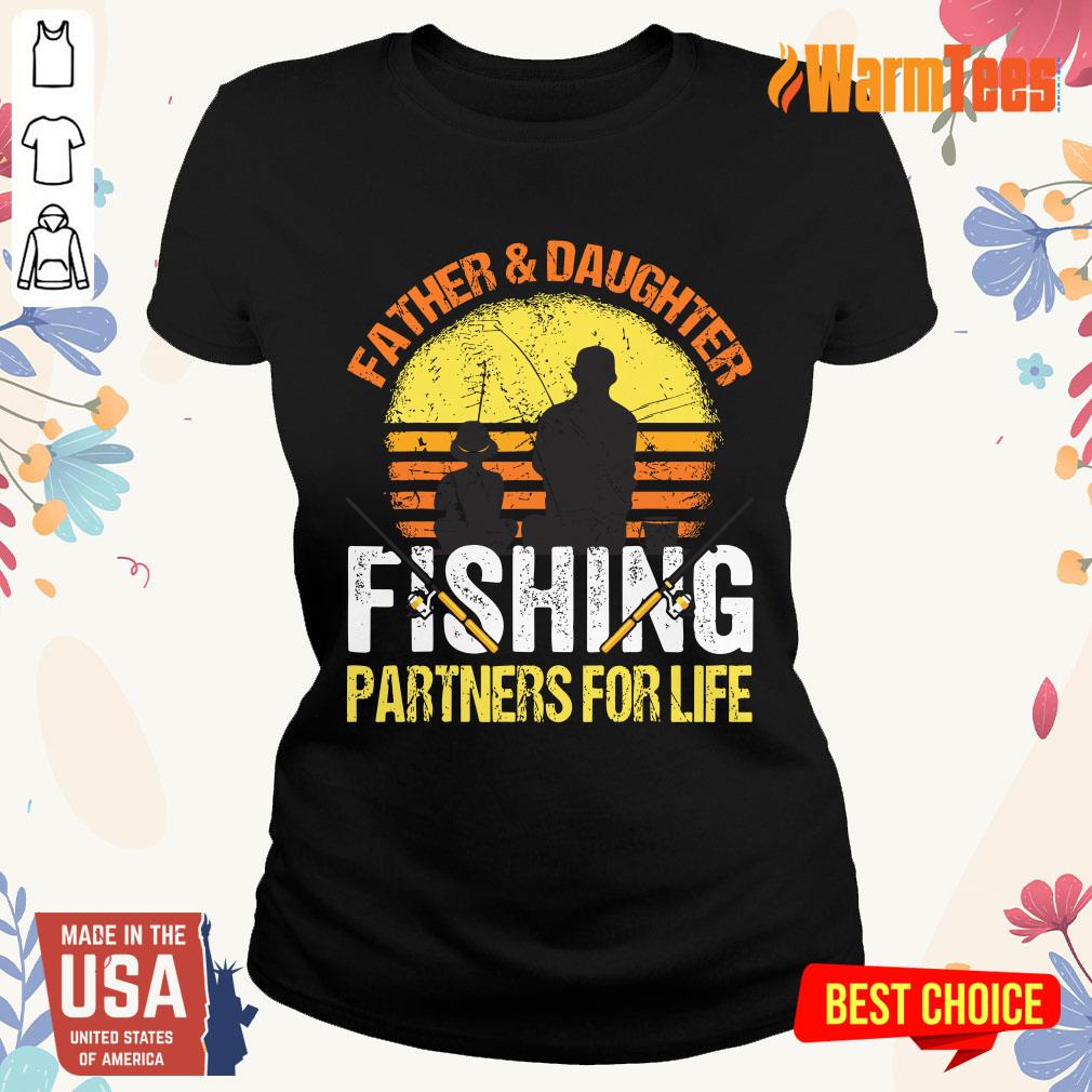Father And Daughter Fishing Partners For Life Shirt