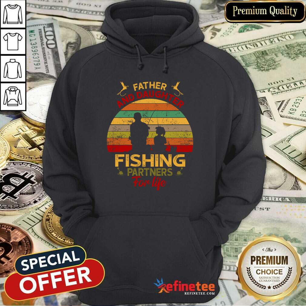 Father And Daughter Fishing Partners For Liter Vintage Shirt