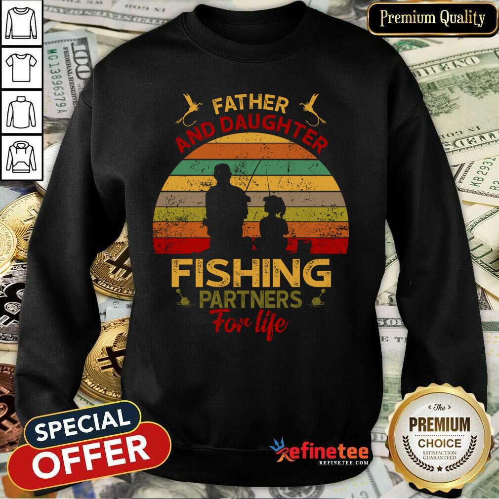 Father And Daughter Fishing Partners For Liter Vintage Shirt