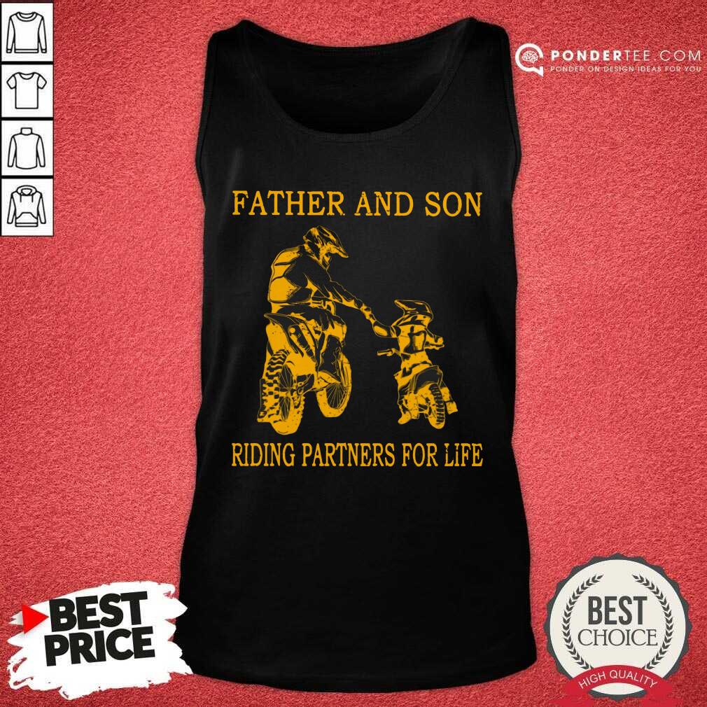 Father And Son Riding Partners For Life Shirt