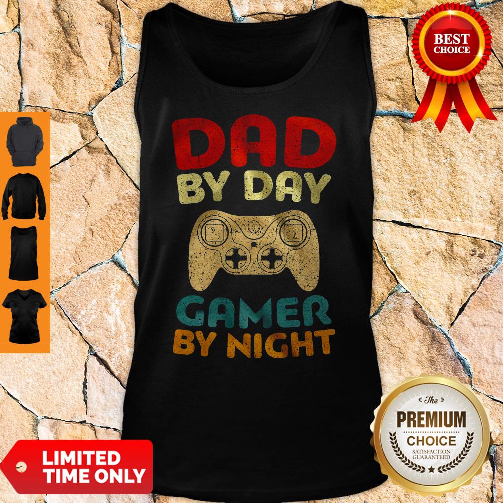 Official Family Dad By Day Gamer By Night Shirt