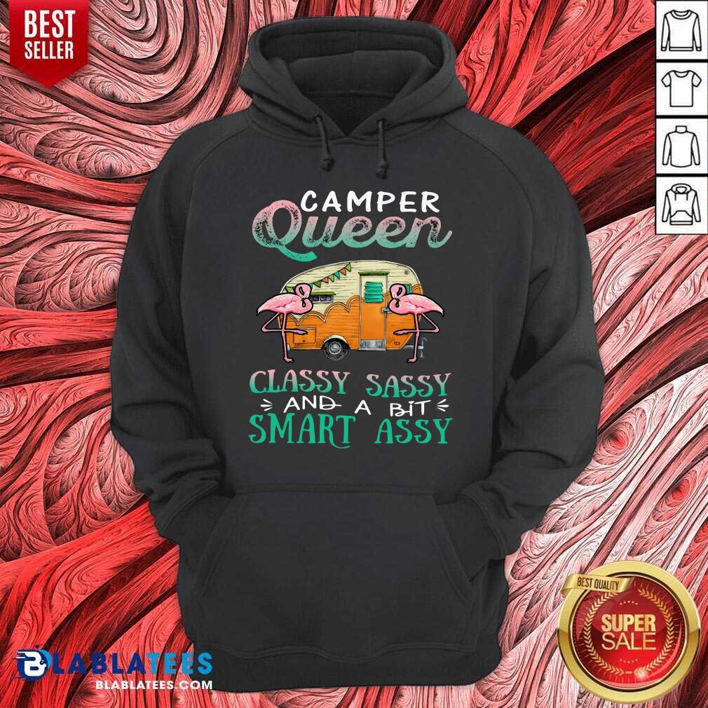 Flamingo Camper Queen Classy Shirt