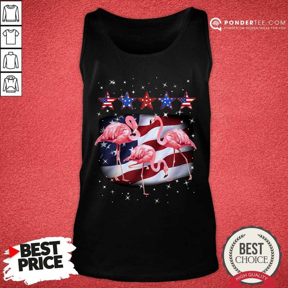 Flamingo Five Stars America For Flamingo Lover Shirt