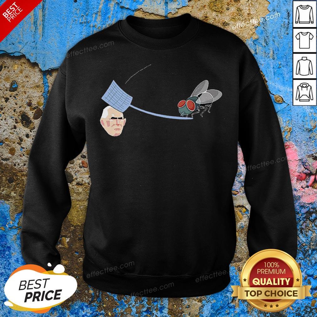 Fly Hits Mike Pence White Swatter Biden Harris 2020 Shirt