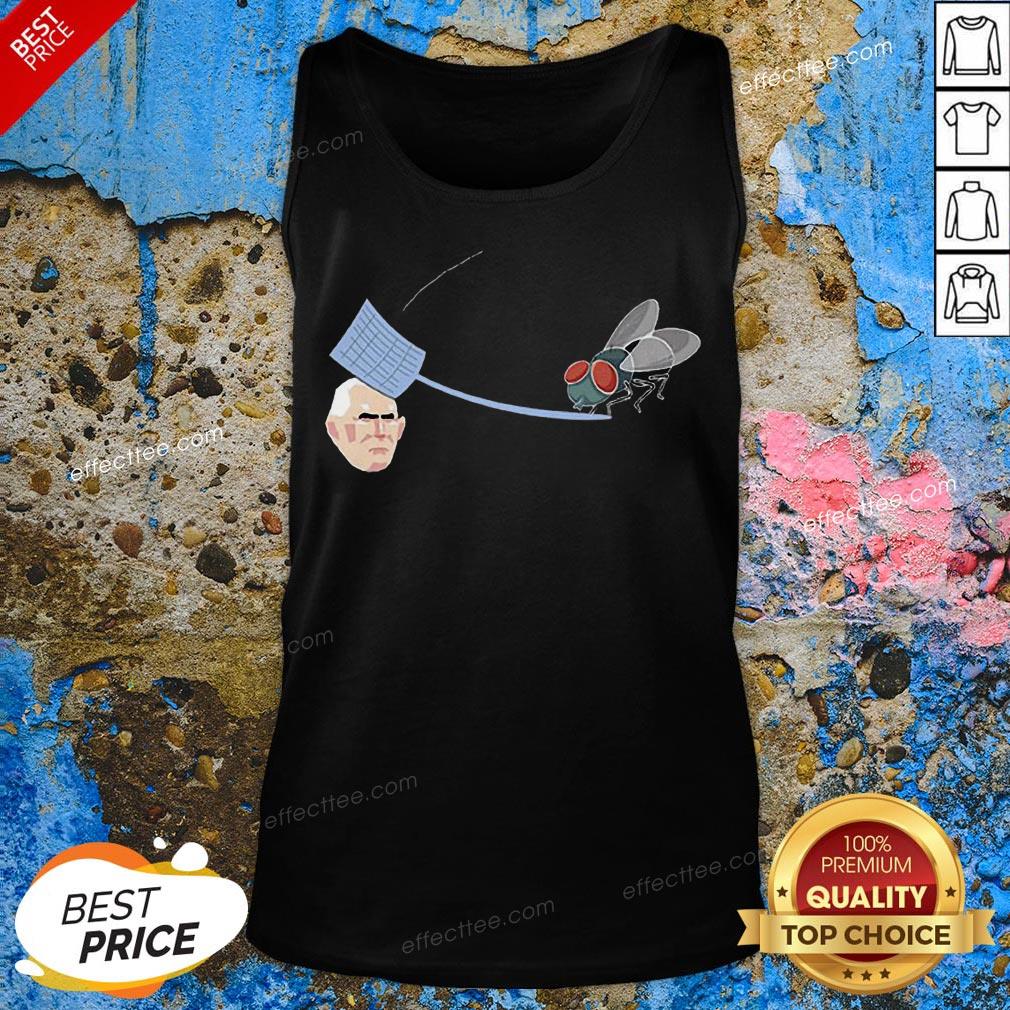 Fly Hits Mike Pence White Swatter Biden Harris 2020 Shirt