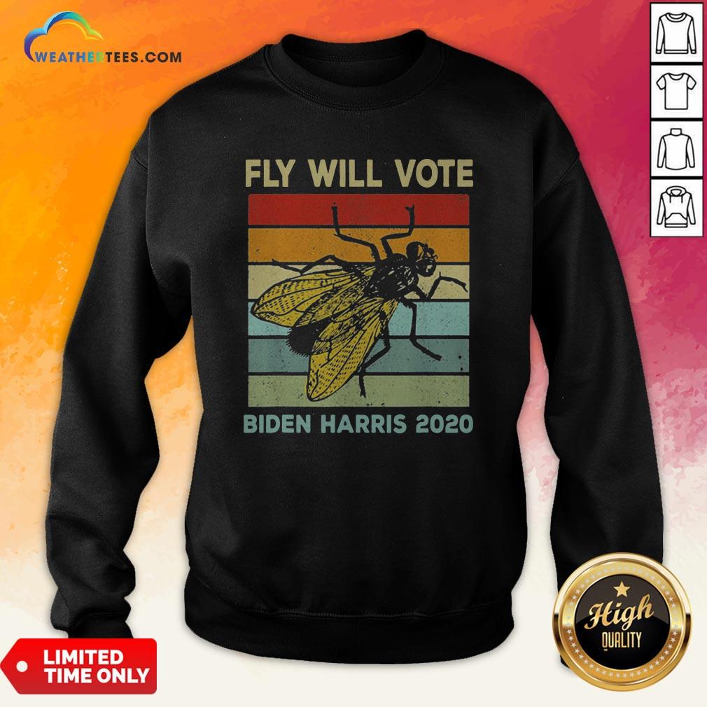 Fly Will Vote Biden Quote VP Debate Vintage 2020 T-Shirt