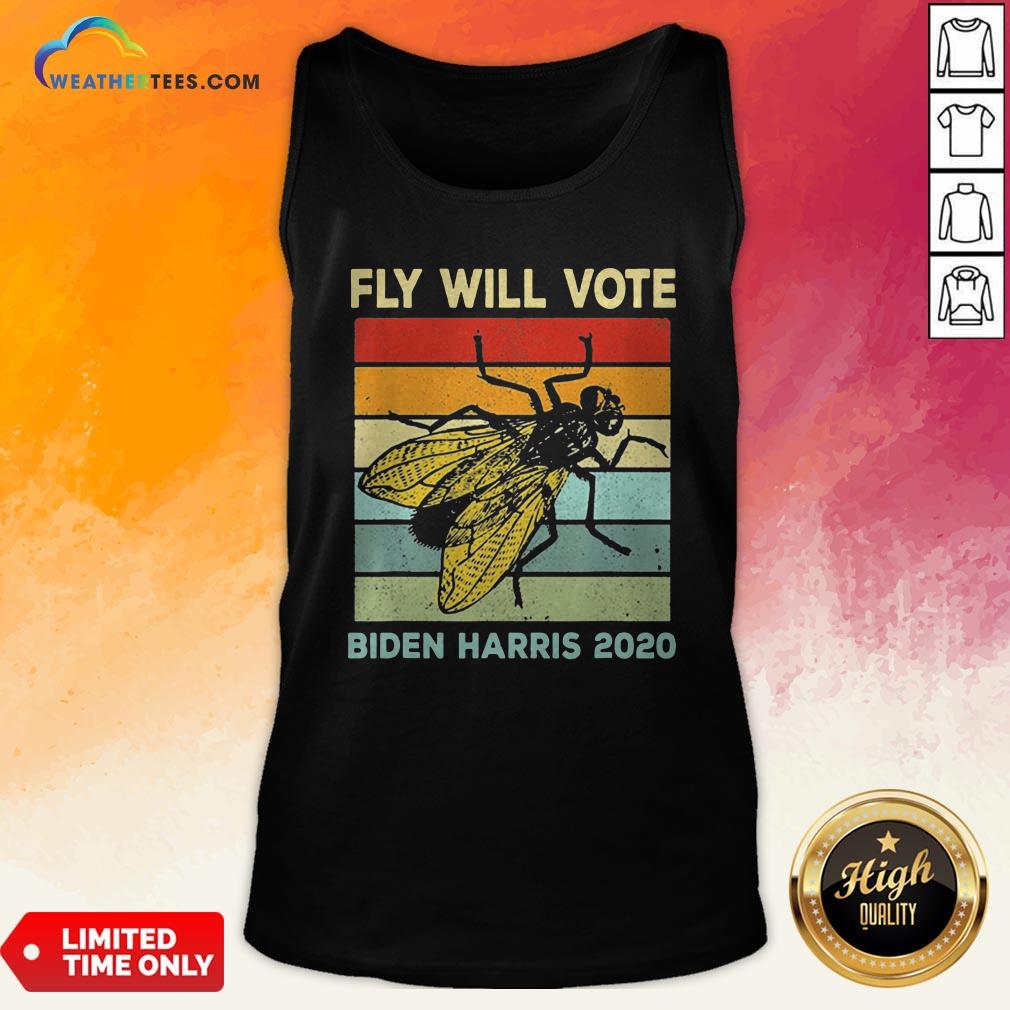 Fly Will Vote Biden Quote VP Debate Vintage 2020 T-Shirt