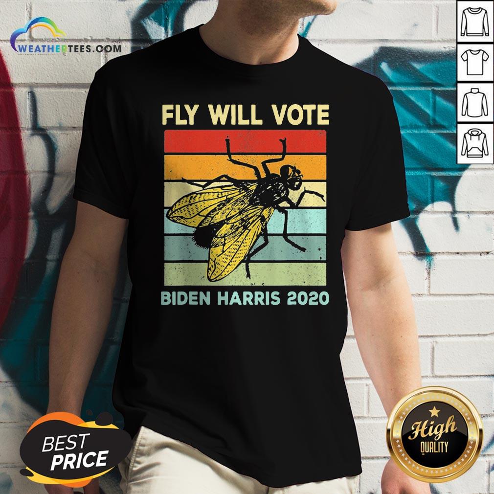 Fly Will Vote Biden Quote VP Debate Vintage 2020 T-Shirt