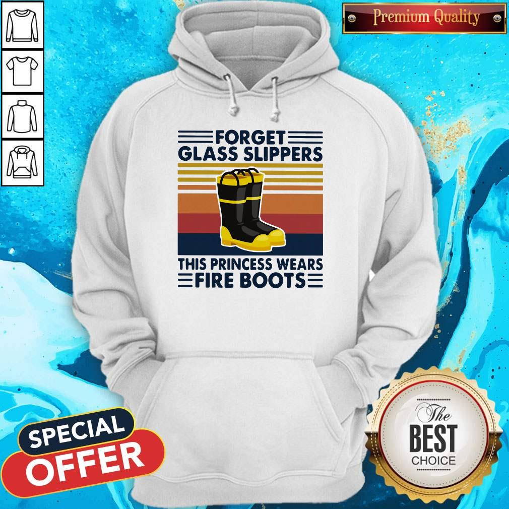 Forget Glass Slippers This Princess Wears Fire Boots Vintage Retro Shirt