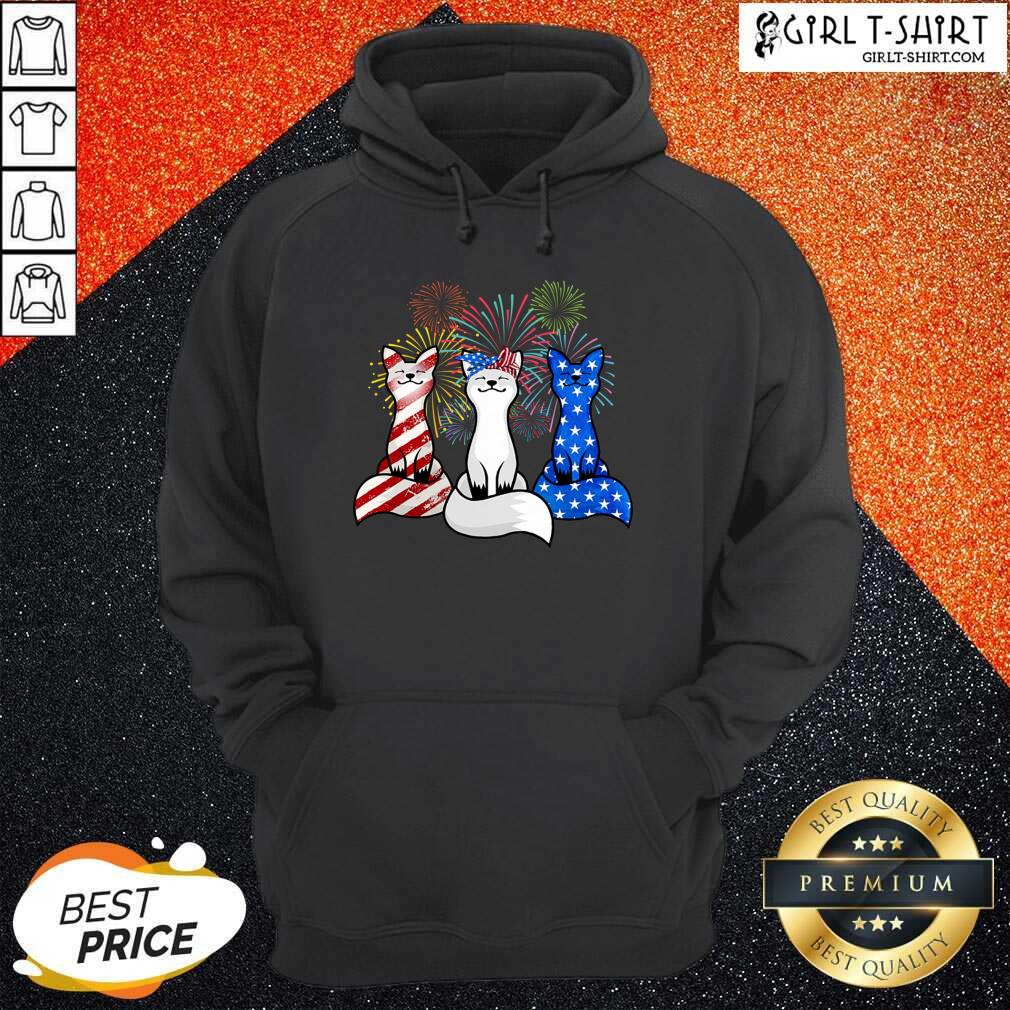 Fox American Flag Colors Shirt