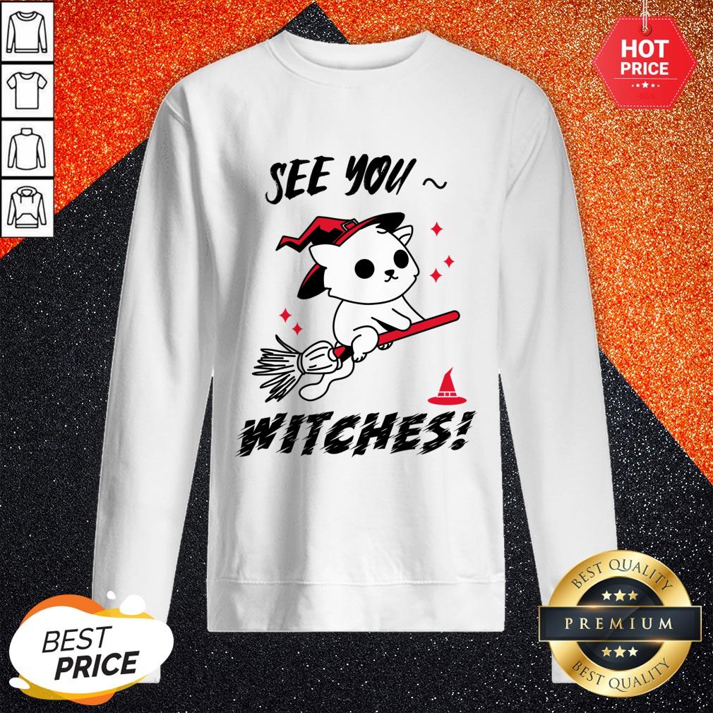 Funny 2020 Halloween Cat Witch Pun Shirt