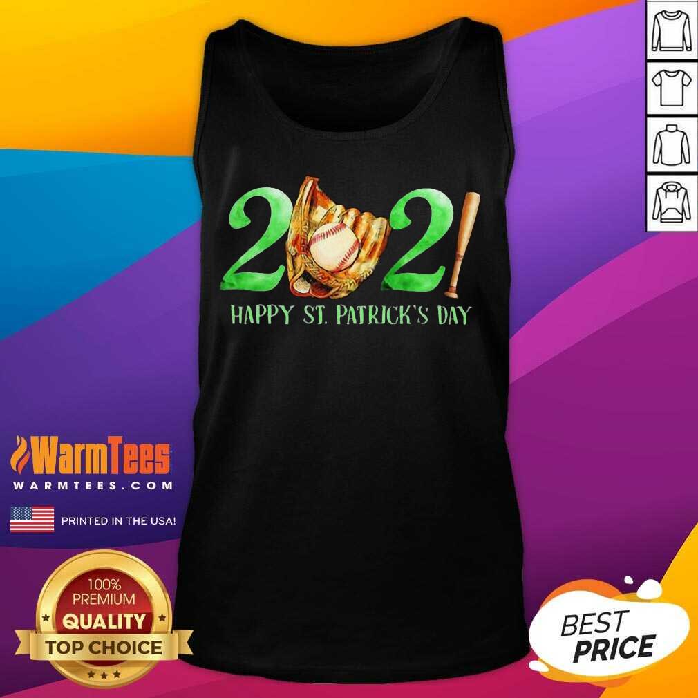 Funny 2021 Happy St Patricks Day Baseball Shirt