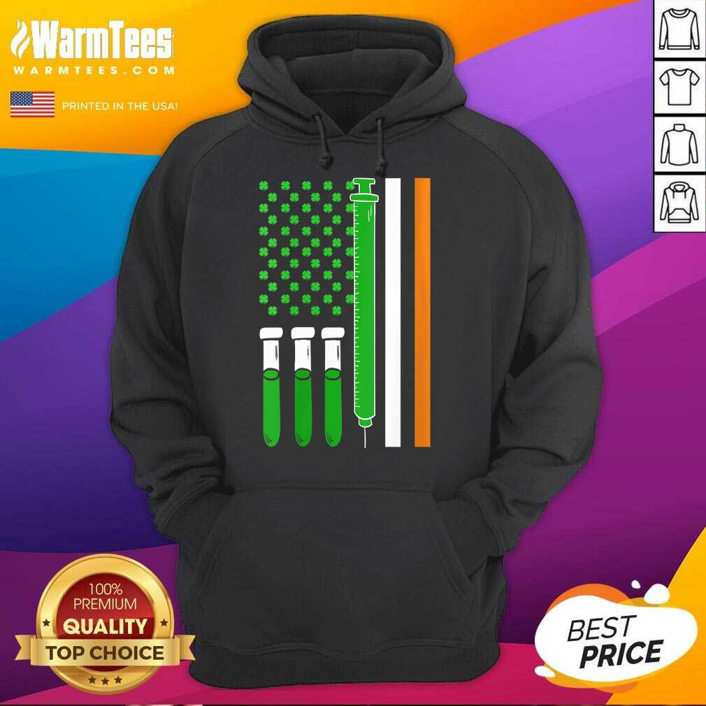 Funny American Flag Shamrock Clover St Patricks Day Mexico Shirt