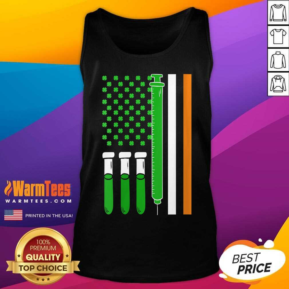 Funny American Flag Shamrock Clover St Patricks Day Mexico Shirt