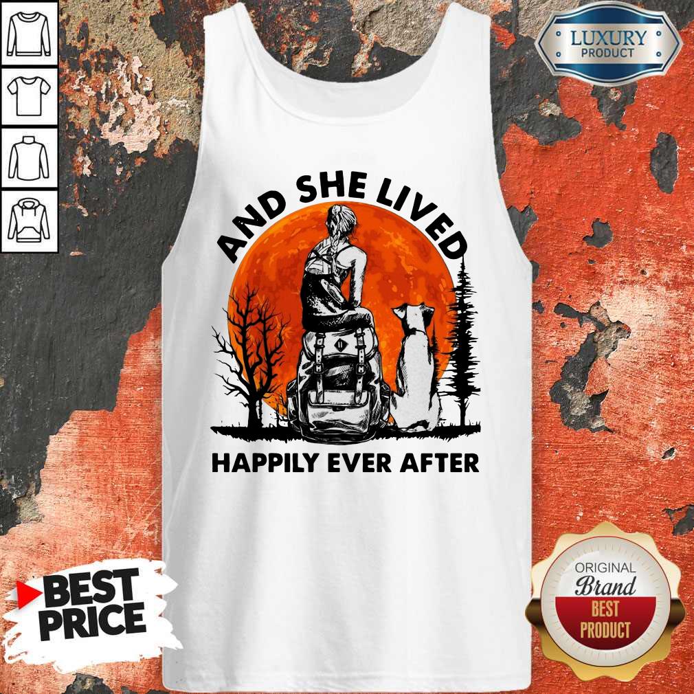 Funny And She Lived Happily Ever After Moon Shirt