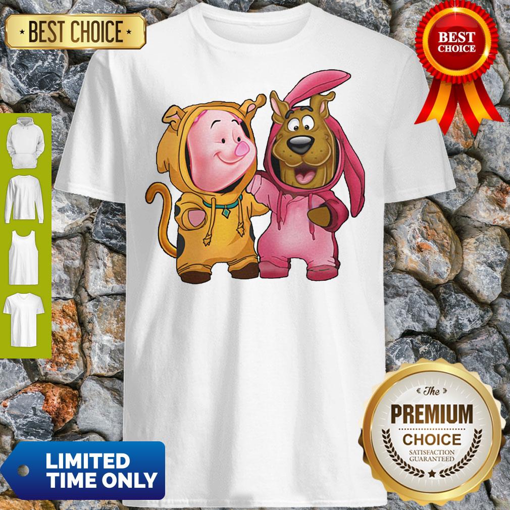 Funny Baby Piglet And Scooby Doo Shirt